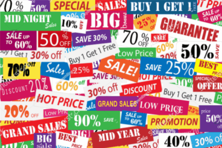 Examples of sales promotions